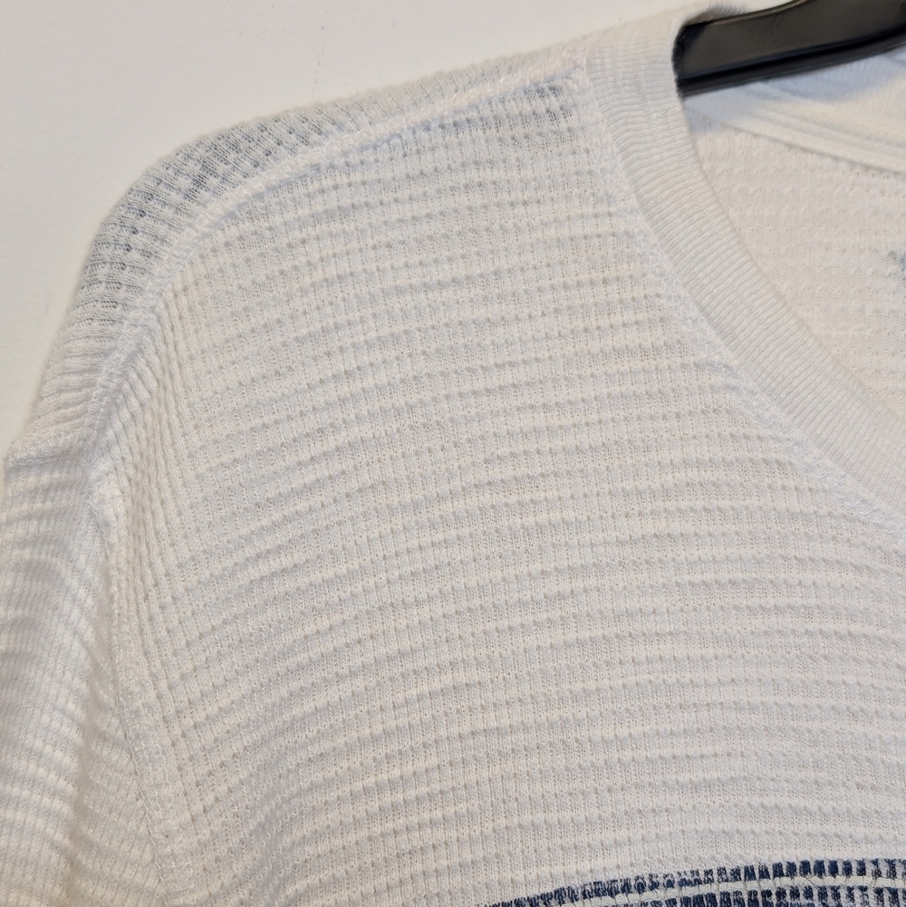 Lucky Brand Ford Motor Co Detroit Waffle Knit Thermal Shirt Men’s L - Picture 2 of 11